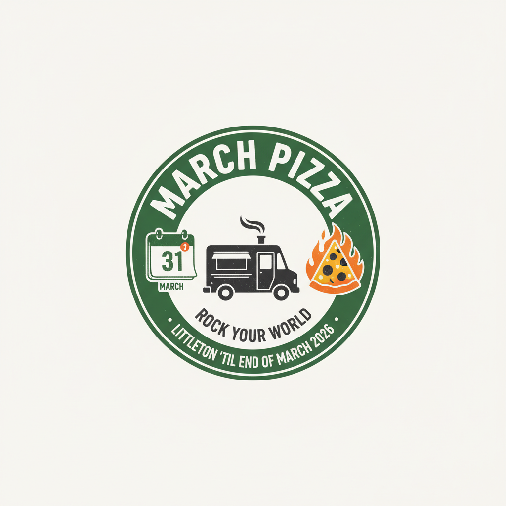 March Pizza Logo