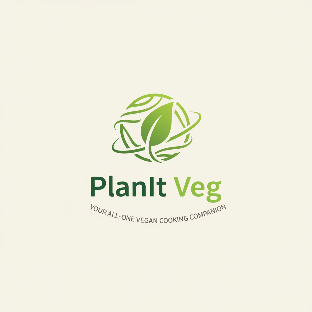 PlanIt Veg logo – vegan cooking companion
